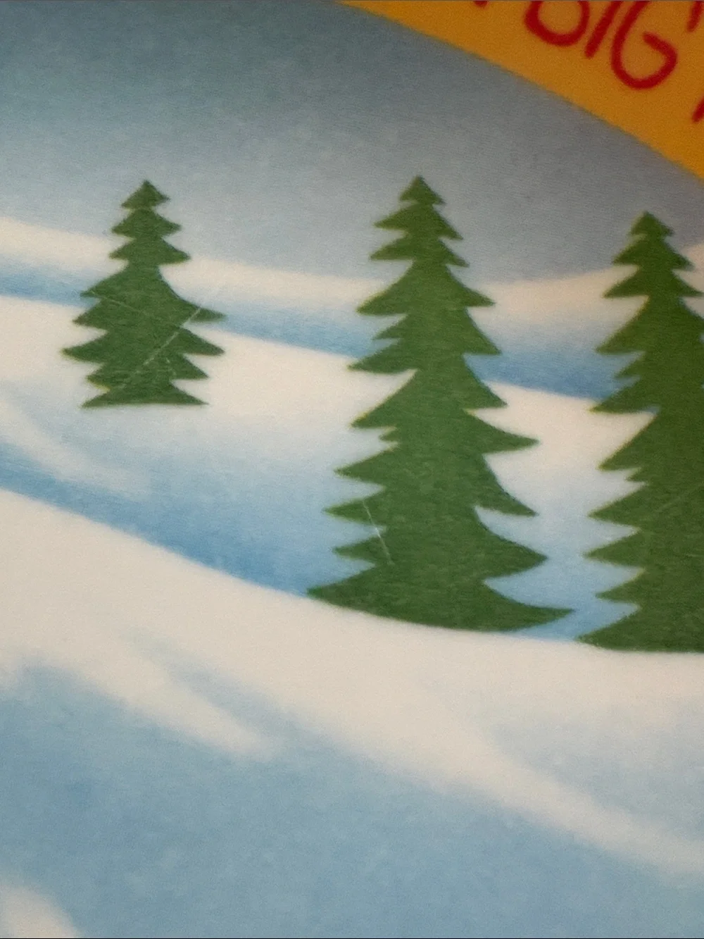 Vintage McDonald’s Melamine 10” Holiday/ Winter Plate